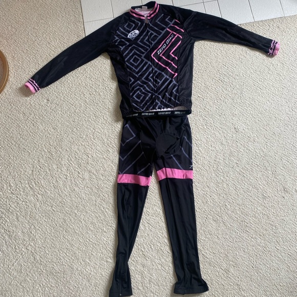 Women’s Breathable long sleeve Bicycle Cycling Suit MeshPants Set UV Protective - Picture 6 of 8